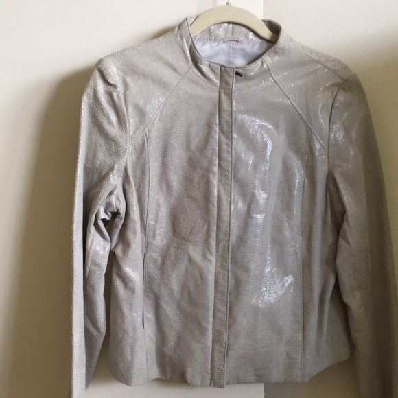 NWOT leather Alfani jacket - Picture 4 of 7
